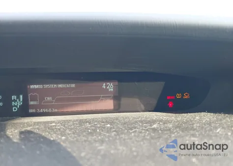 2013 Toyota Prius Three z USA, uszkodzony, nr VIN JTDKN3DU9D5698366